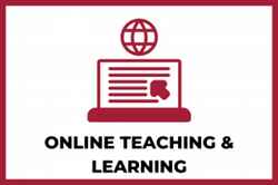 online teaching and learning button