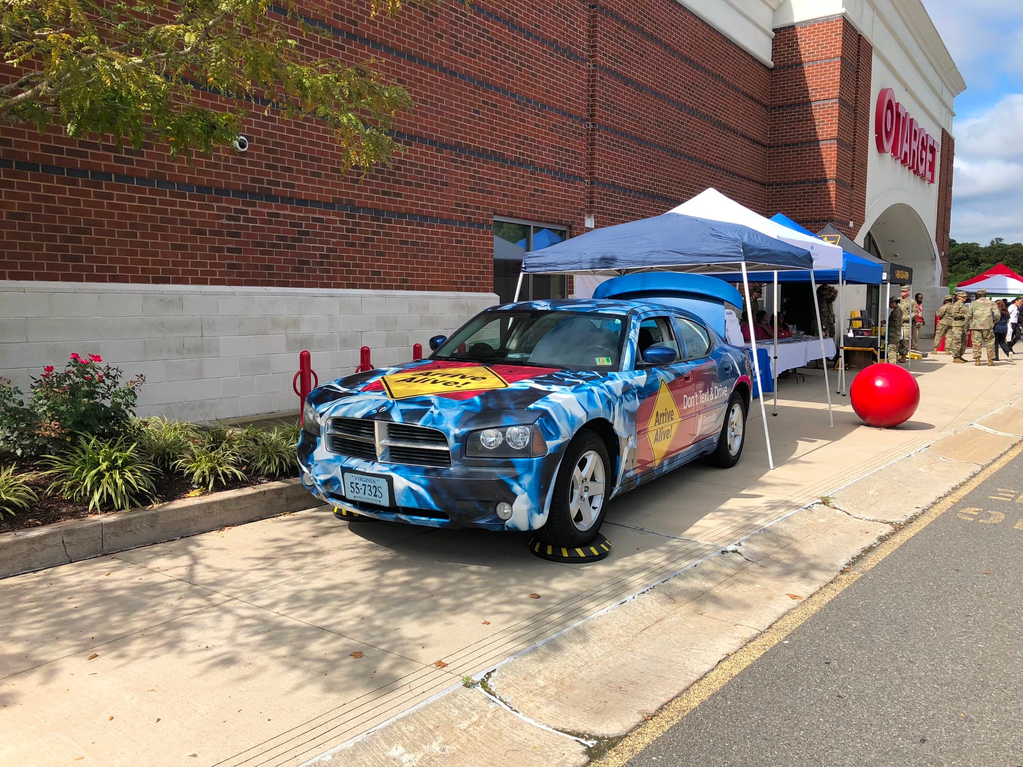 Campus Police Car display