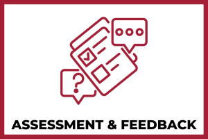 assessment and feedback button