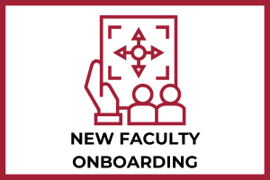 New Faculty Onboarding button