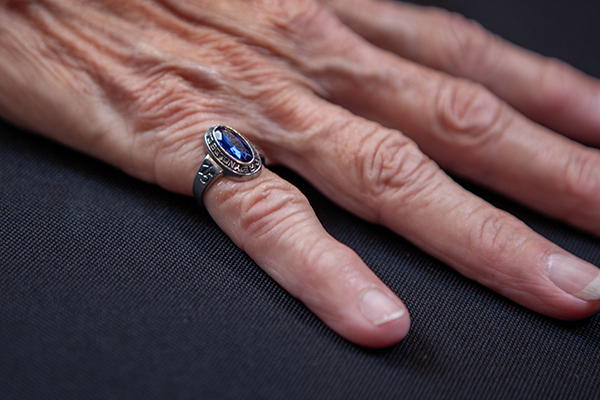 J Sargeant Reynolds Community College class ring, circa 1975.