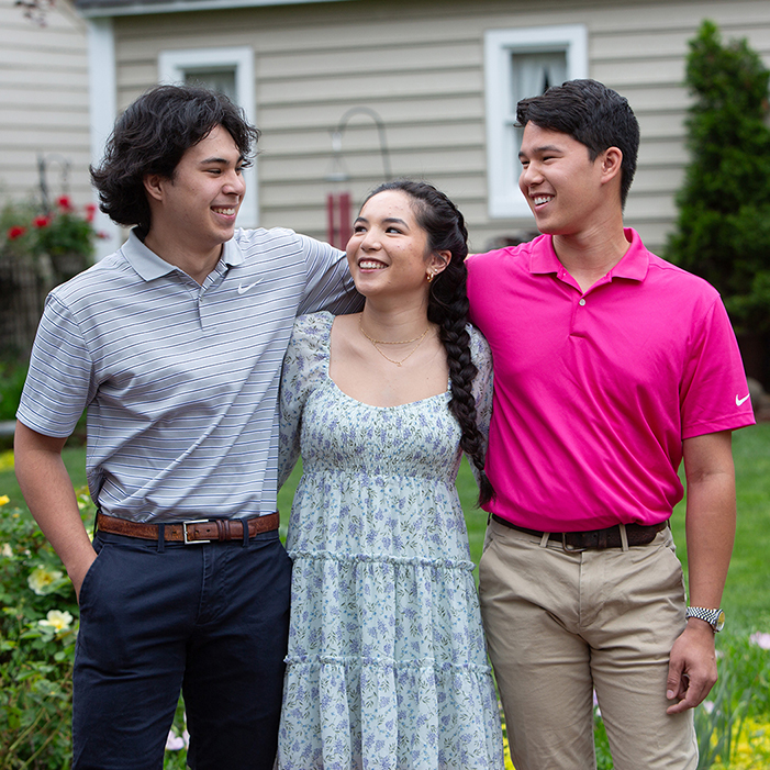 Triple Triumph: Three siblings to graduate together from Reynolds