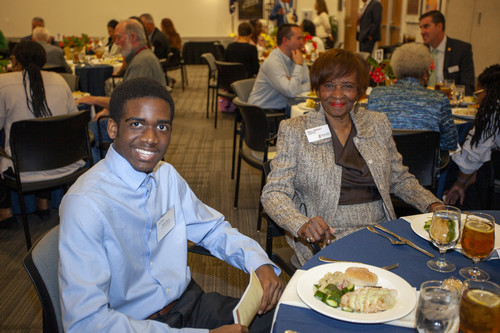 Student with Scholarship Donors